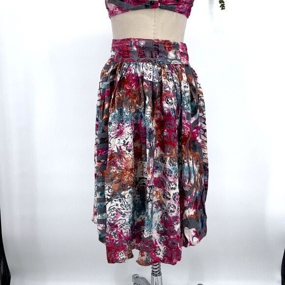 Vintage 3-Piece Dalila Indonesian Skirt & Bikini‎ Set Beachwear Hippy Boho Small - Picture 4 of 15